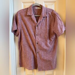 Sonoma Men's Casual Button Down Shirt - Purple